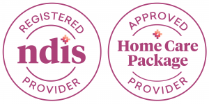 HenderCare NDIS and Approved Homecare Package Provider logos